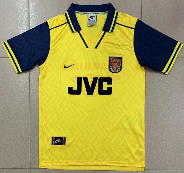 1996 Arsenal Retro Away Kit Soccer Jersey